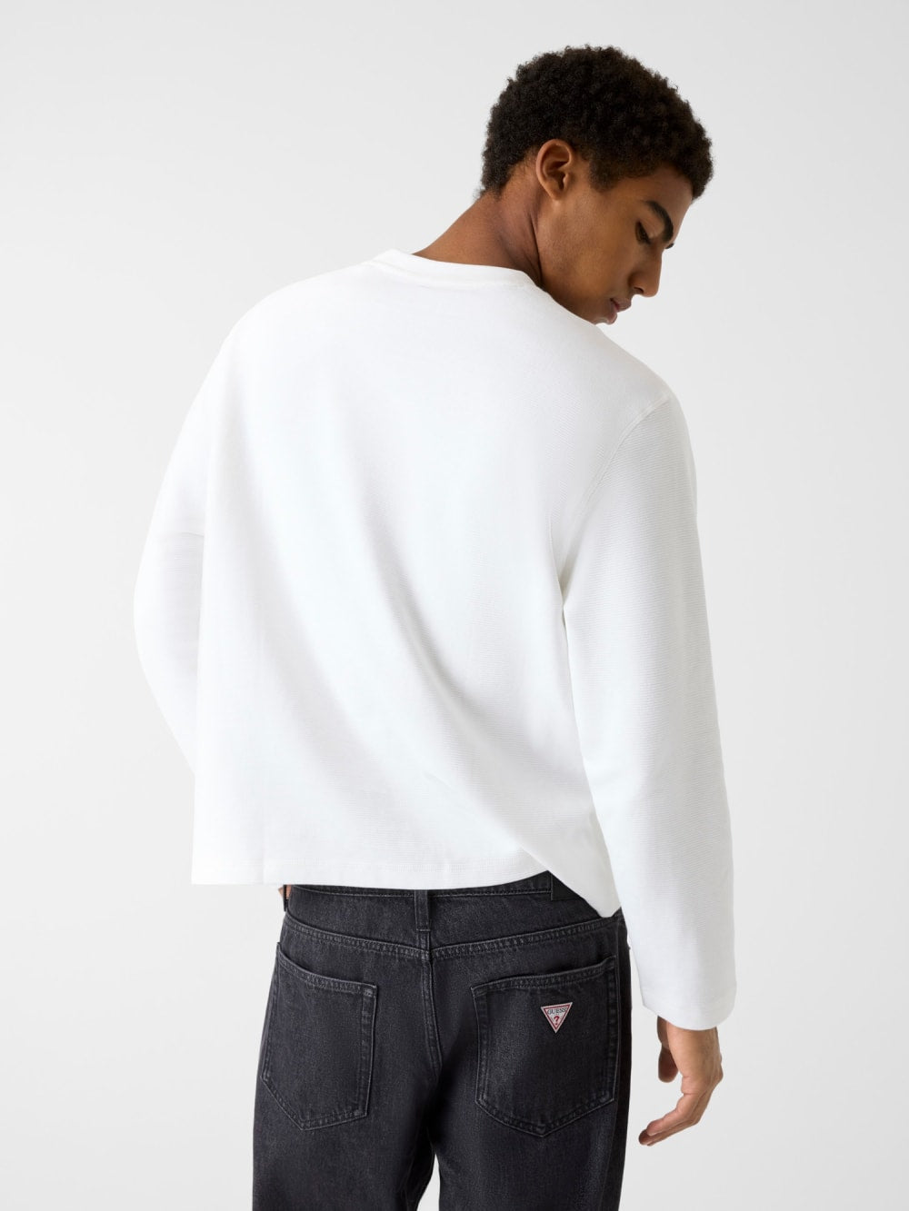 Boxy fit knit t-shirt - Guess