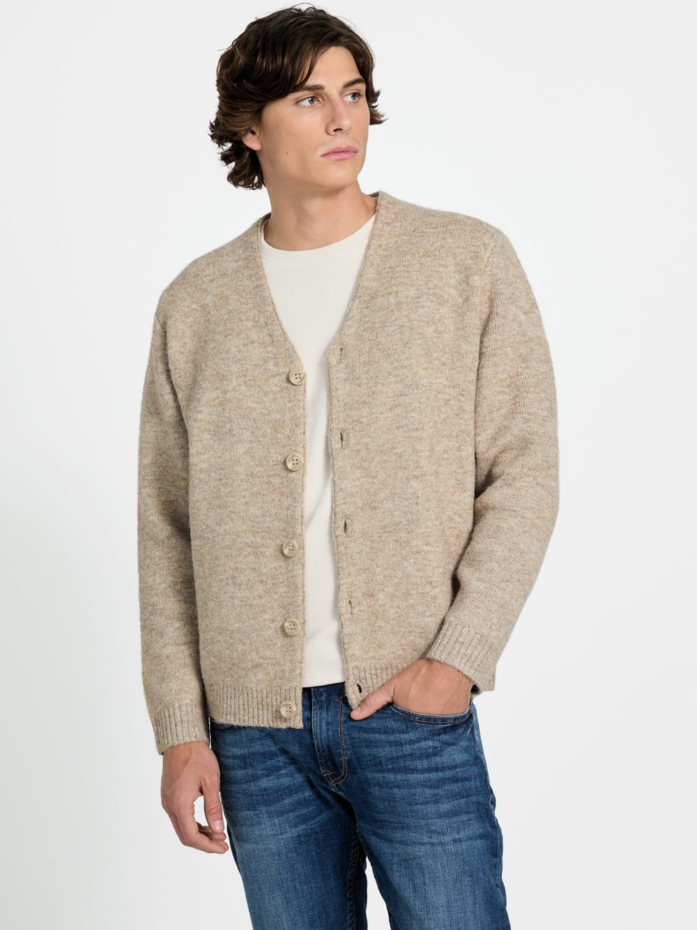Wool-blend cardigan - Guess