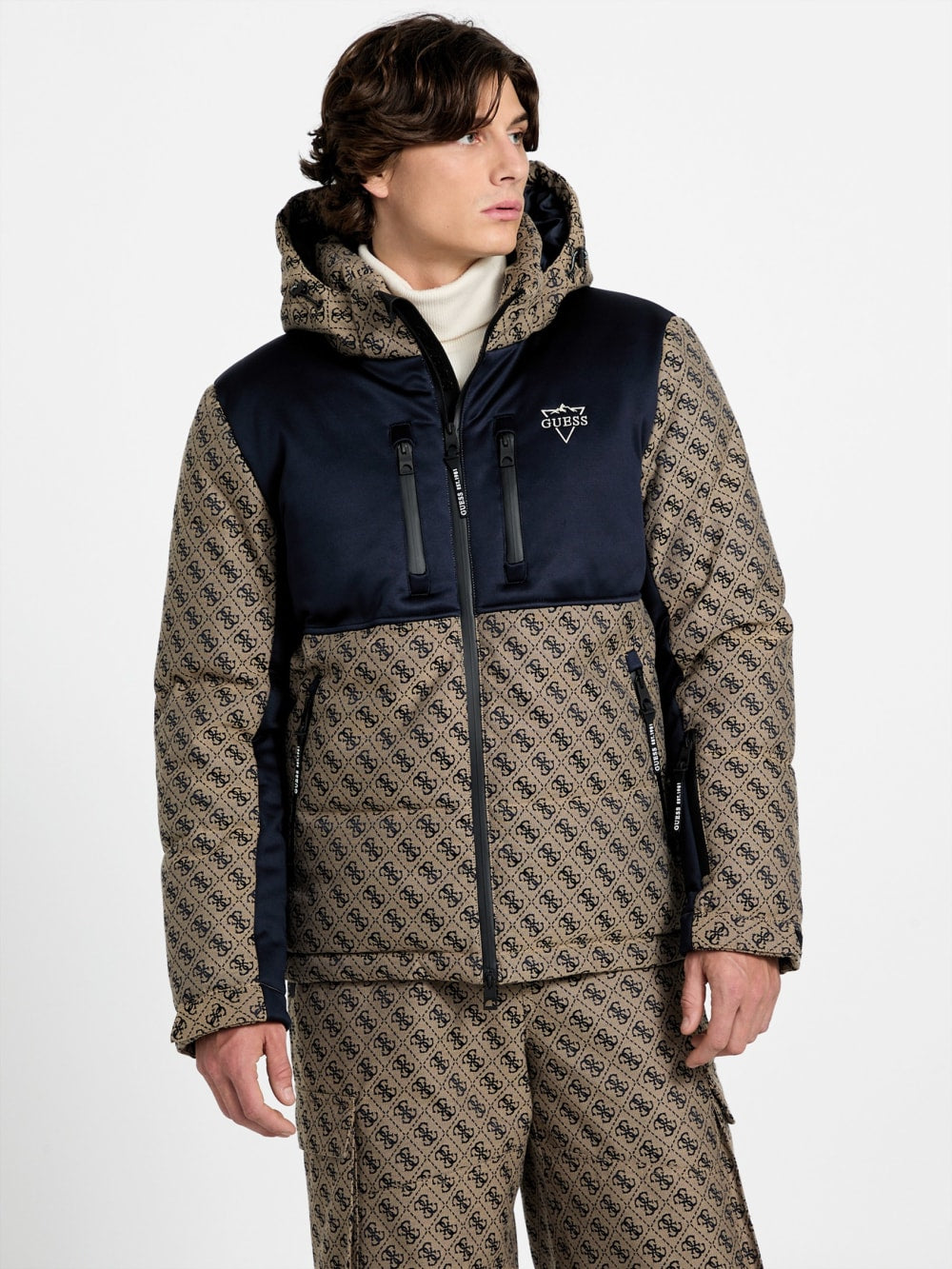 4G logo ski jacket - Guess