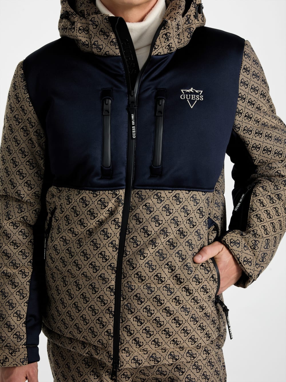 4G logo ski jacket - Guess