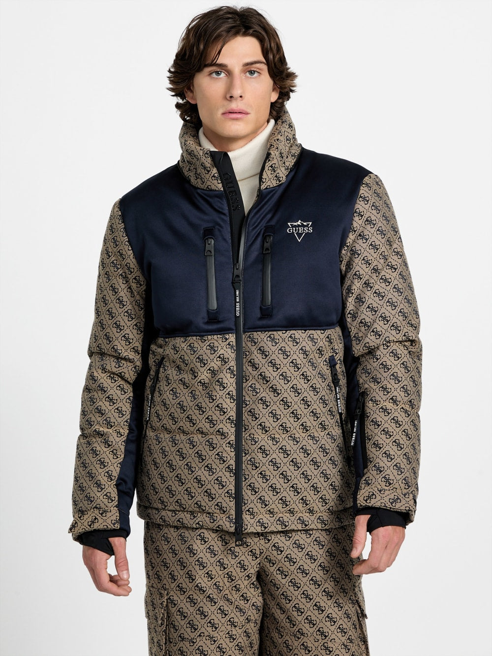 4G logo ski jacket - Guess