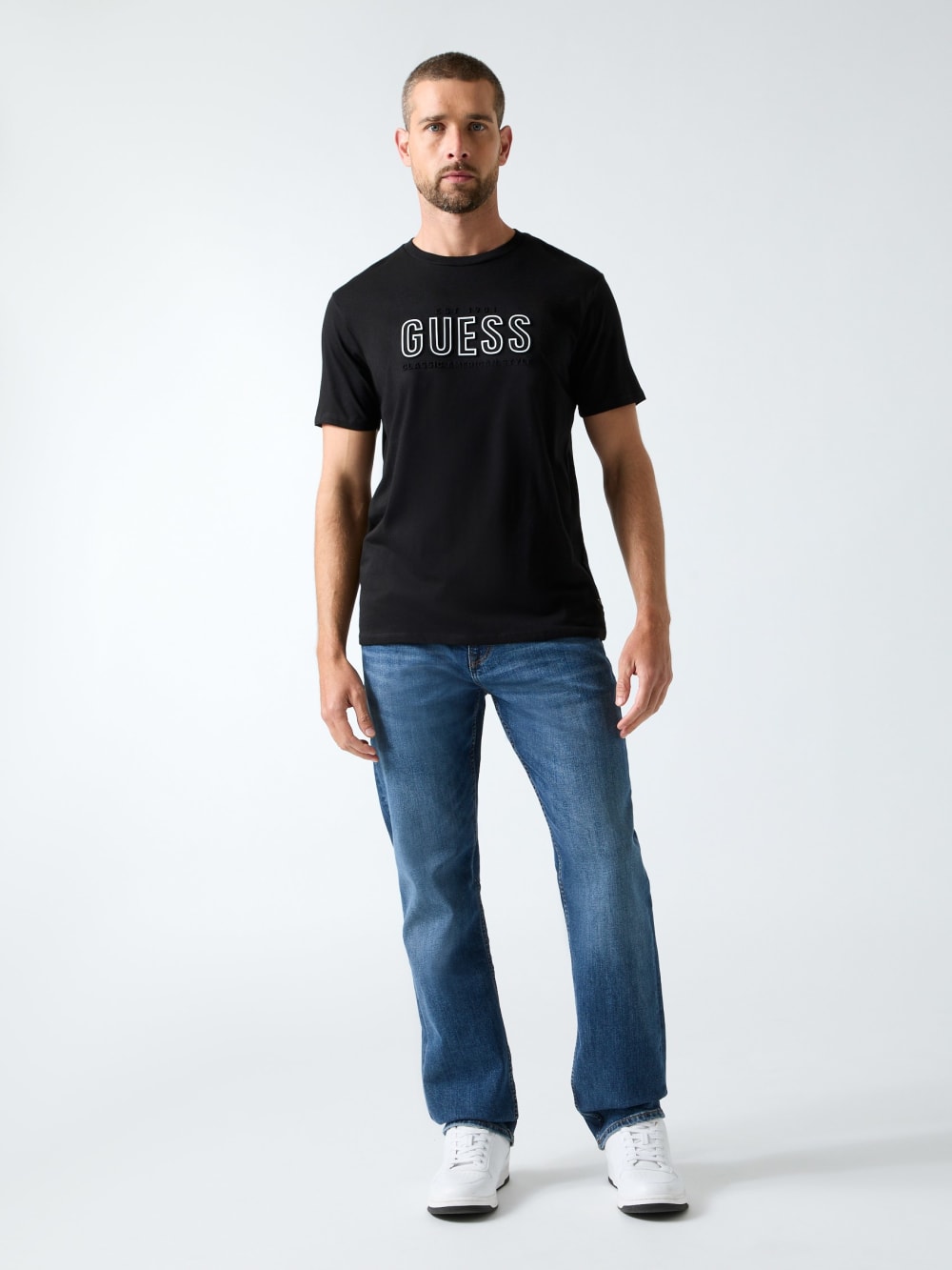 Eco Crewneck Signature Tee - Guess