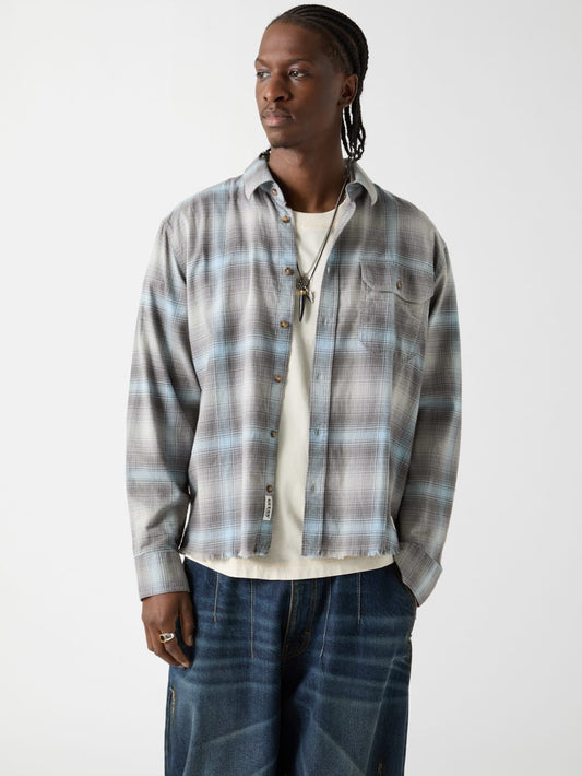 GUESS Originals Eco Plaid Boxy Pocket Shirt - Guess