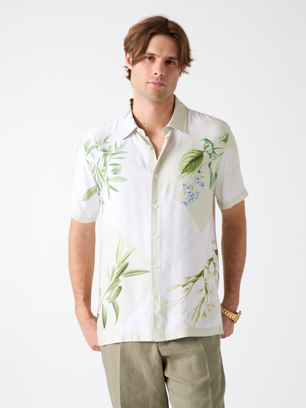 Printed viscose shirt - Guess