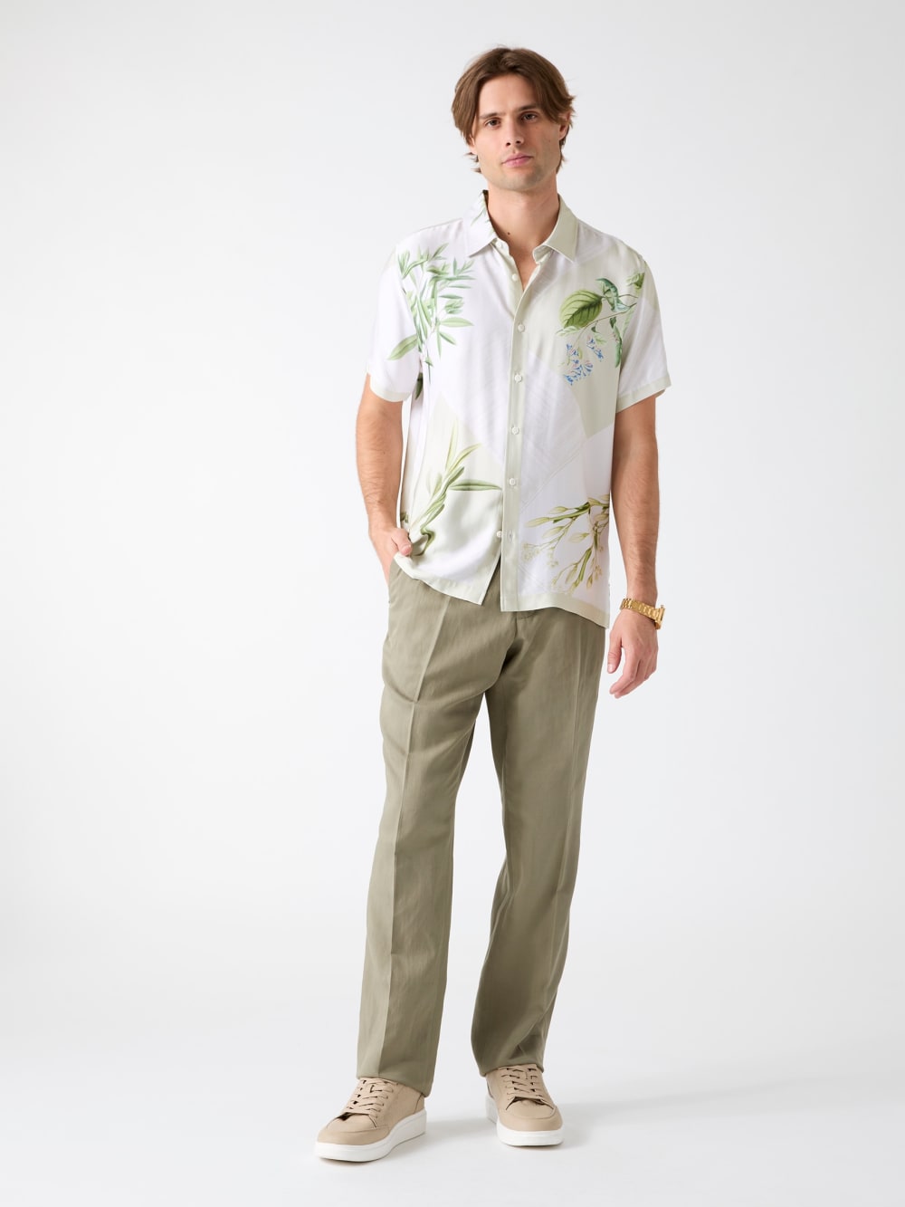 Printed viscose shirt - Guess