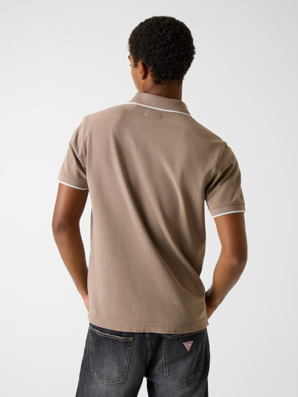 Embroidered Logo Polo - Guess