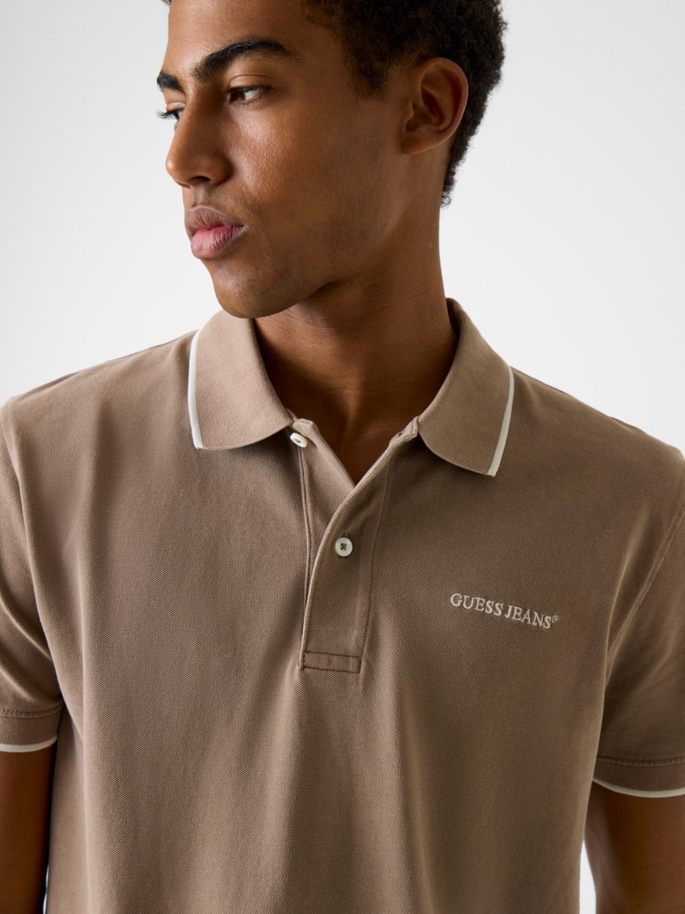 Embroidered Logo Polo - Guess