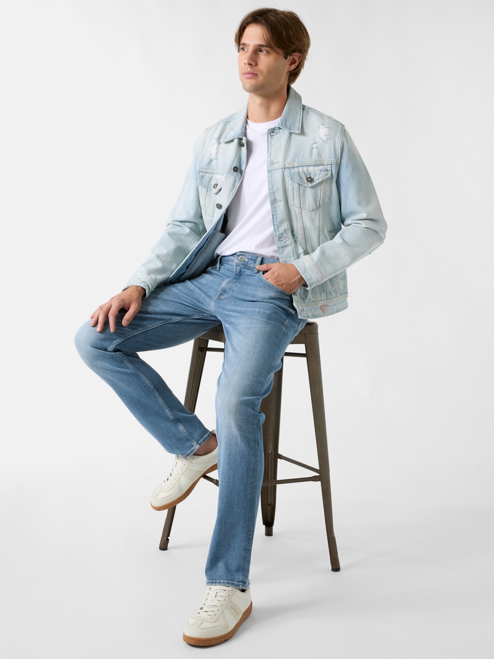 Eco Finnley Slim-Fit Tapered Jeans - Guess