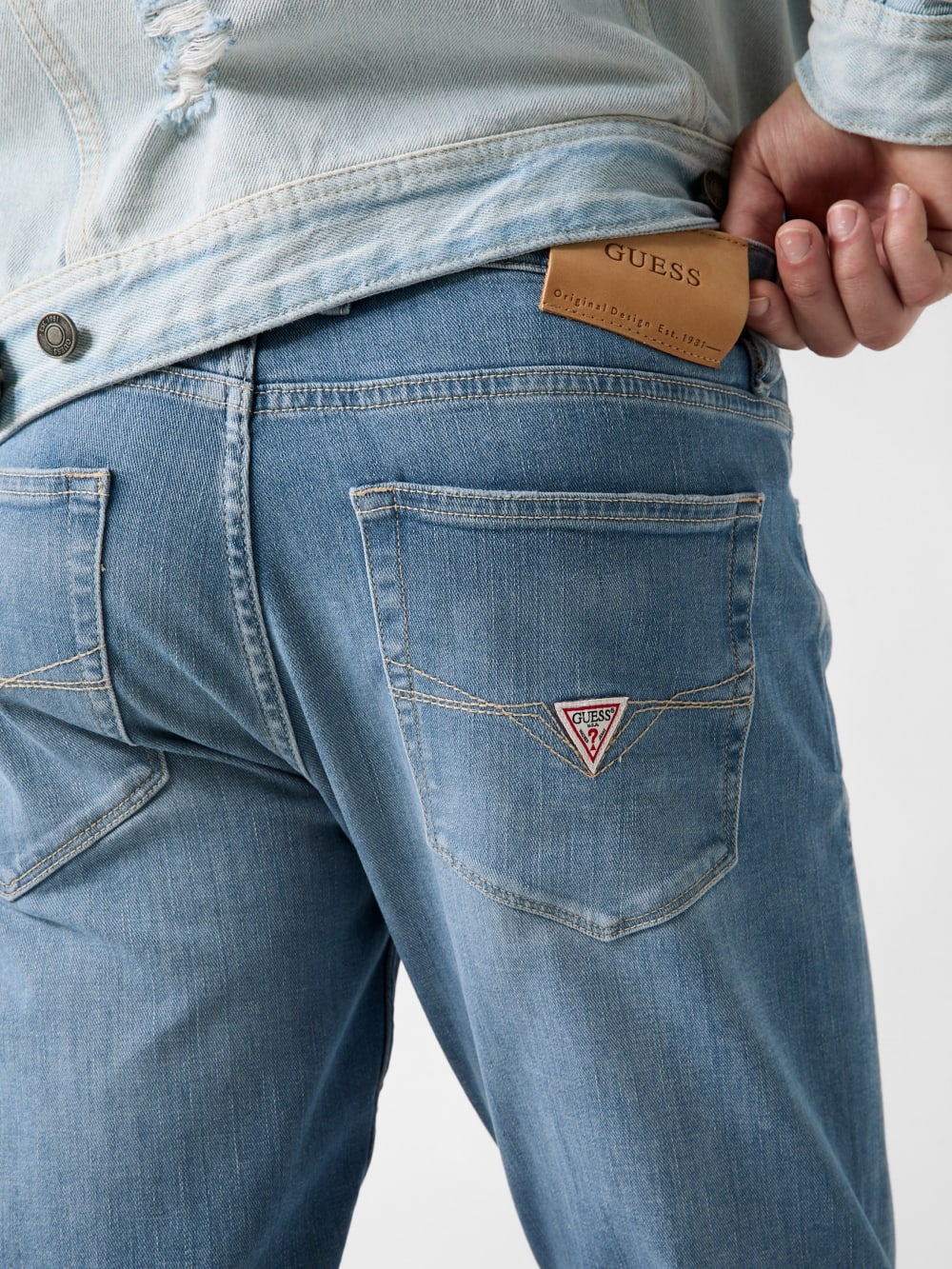 Eco Finnley Slim-Fit Tapered Jeans - Guess