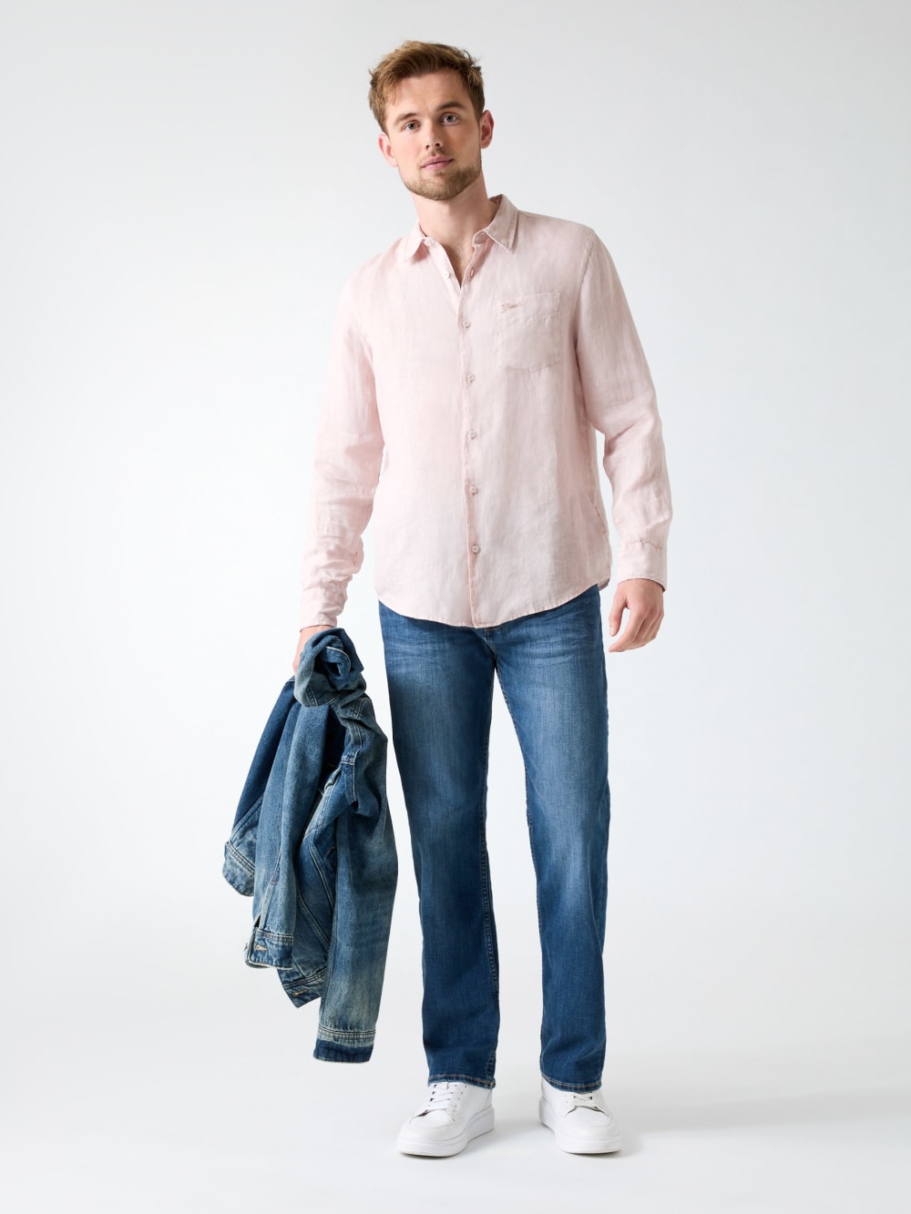 Linen striped shirt - Guess