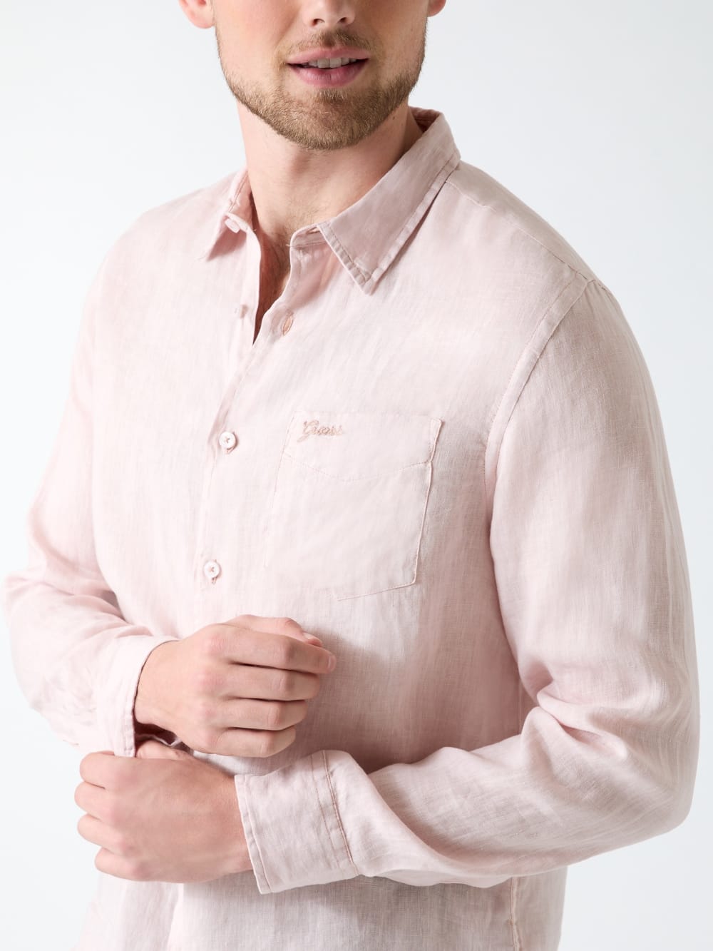 Linen striped shirt - Guess