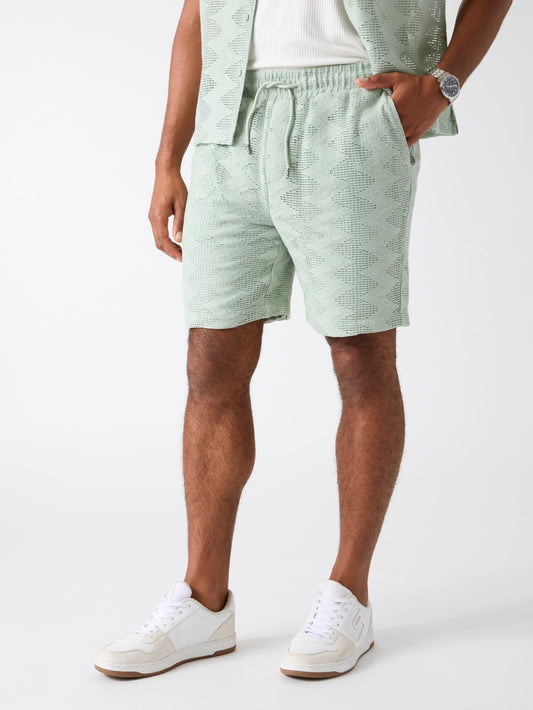 Rib-knit shorts - Guess