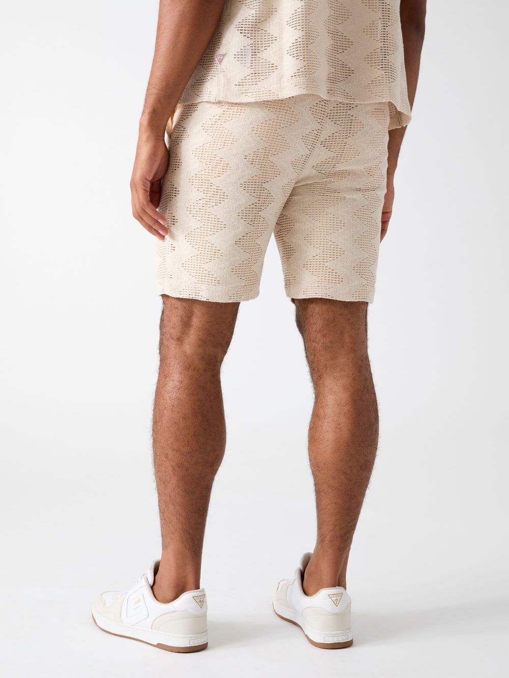 Rib-knit shorts - Guess
