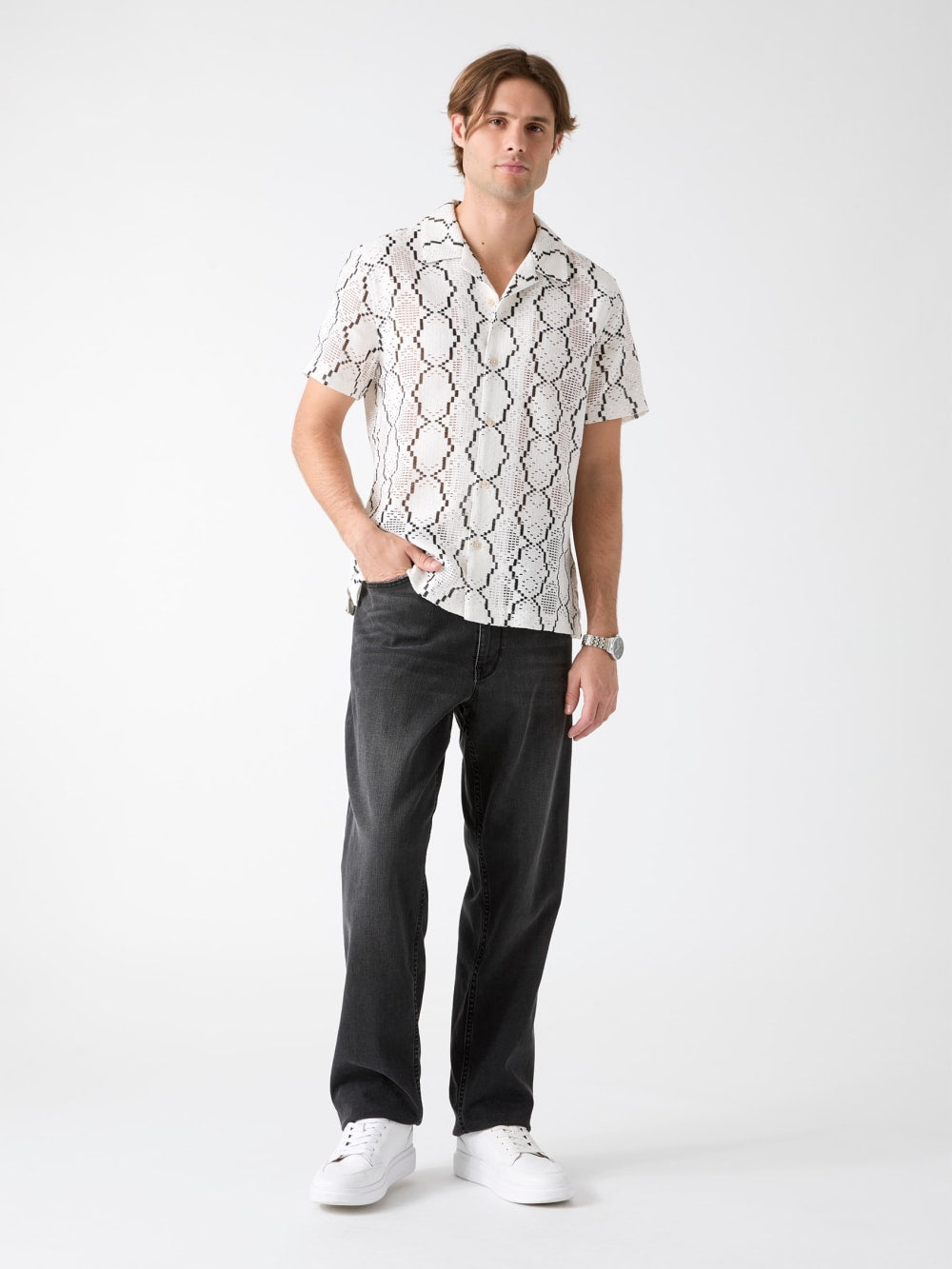 Crocheted shirt - Guess