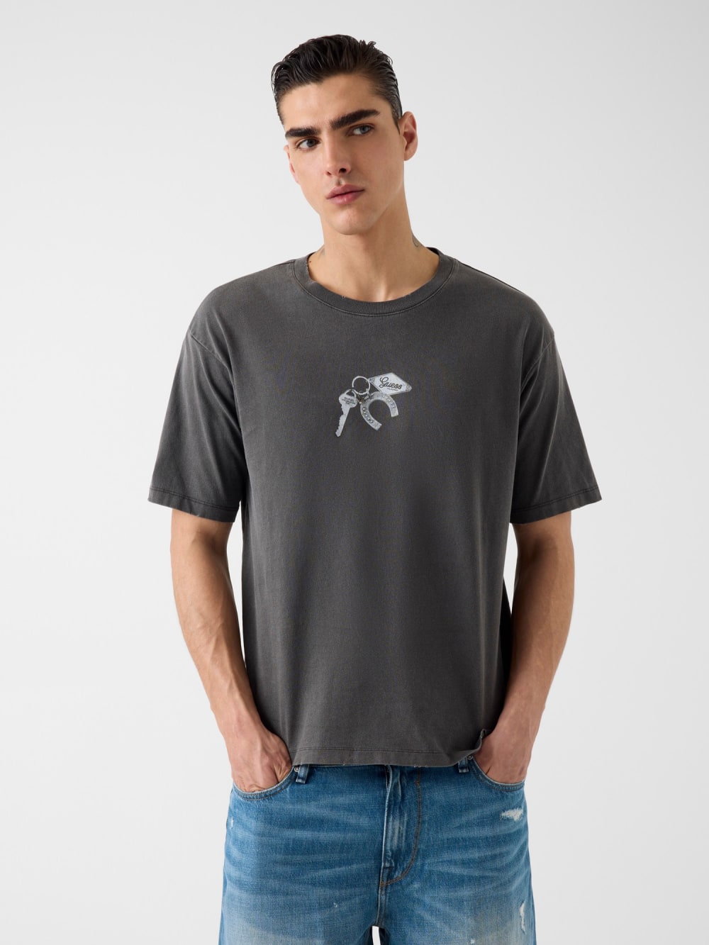 Printed logo t-shirt - Guess
