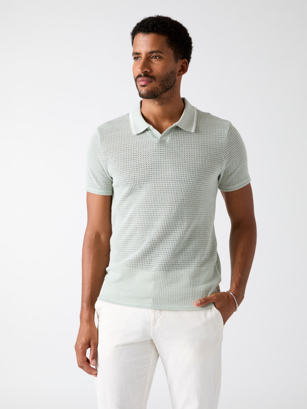 Buttonless polo shirt - Guess