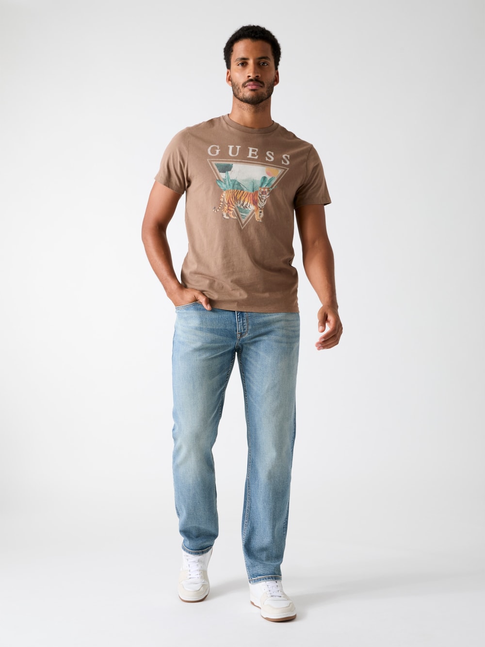 Printed logo t-shirt - Guess