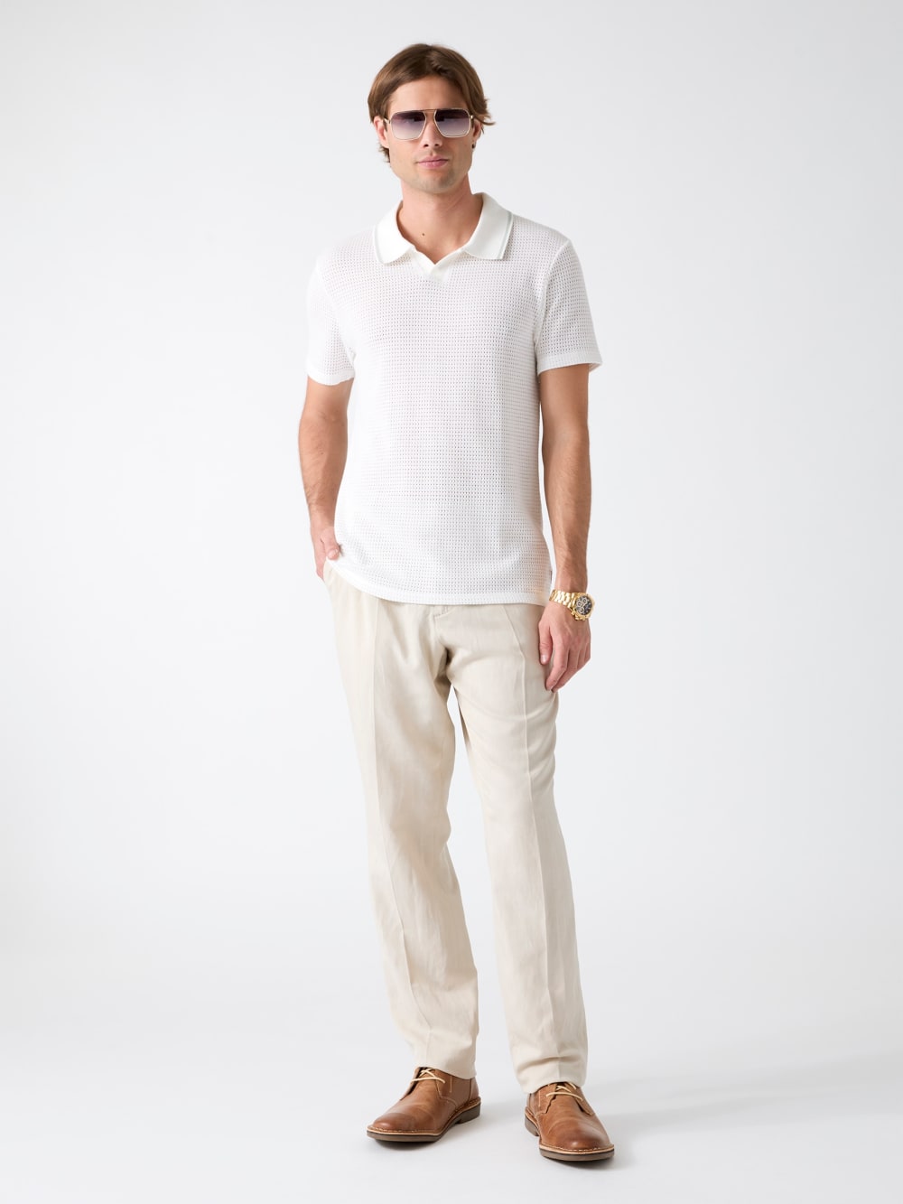 Buttonless polo shirt - Guess