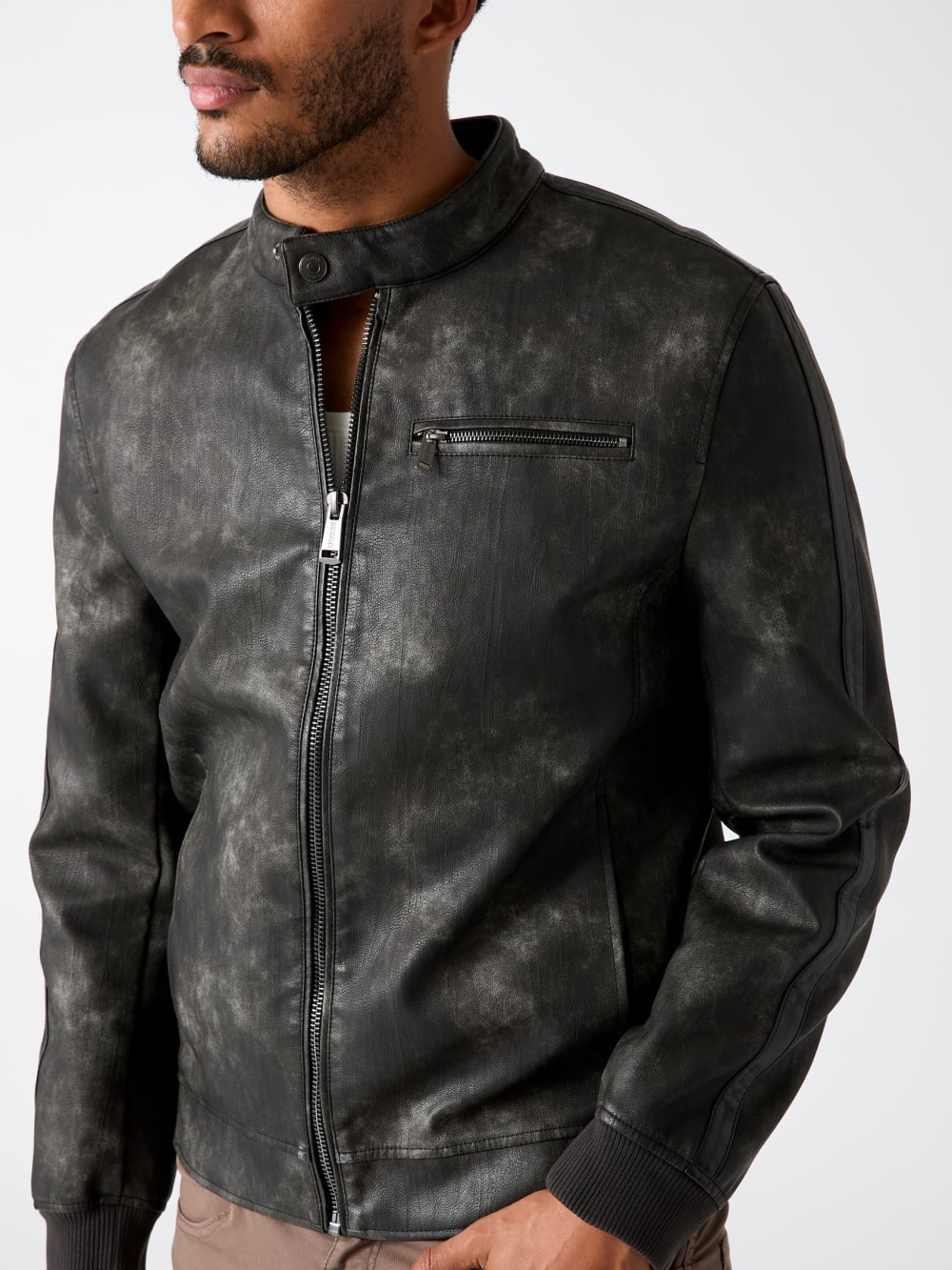 Faux-leather jacket - Guess