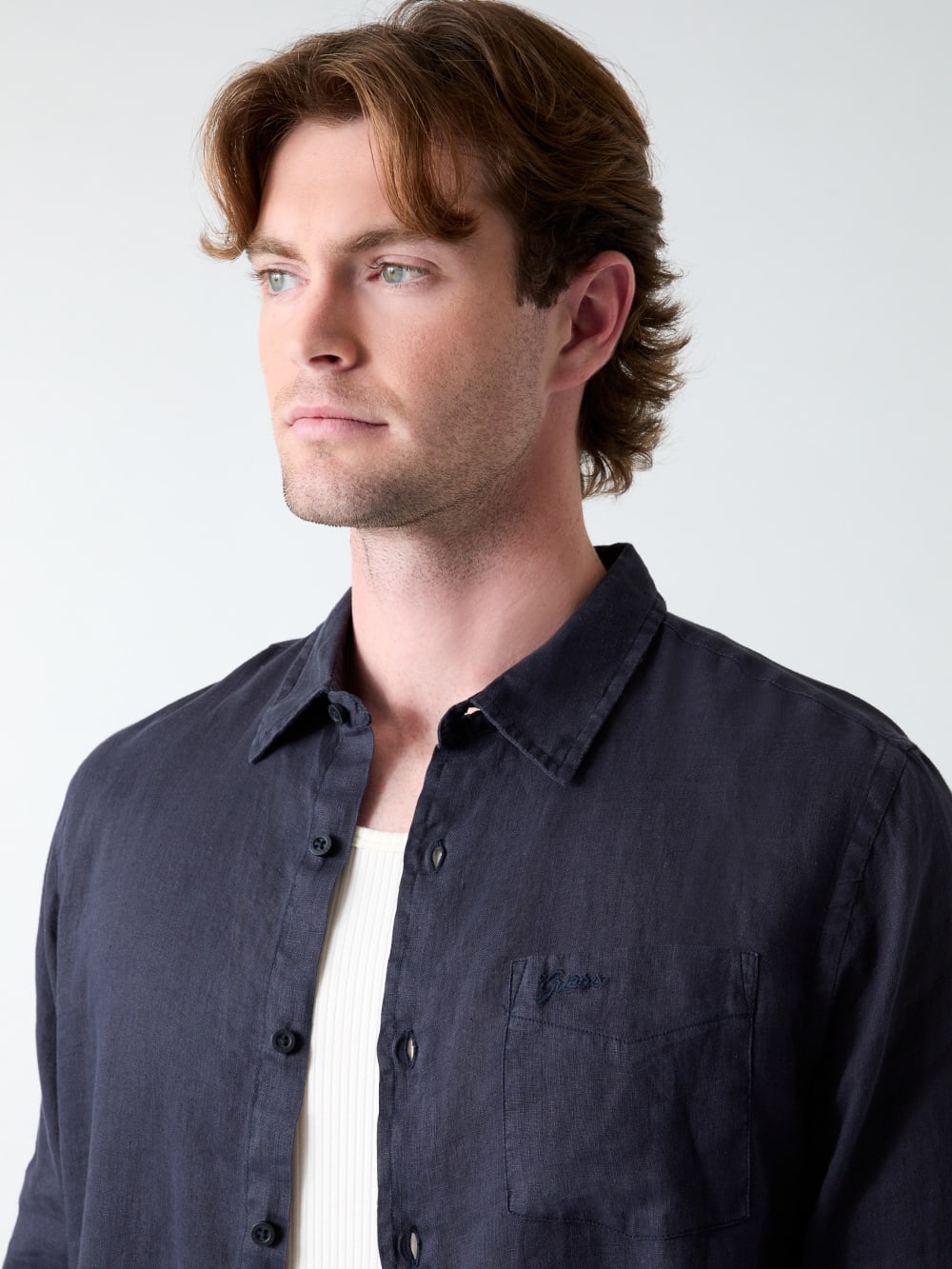 Linen striped shirt - Guess
