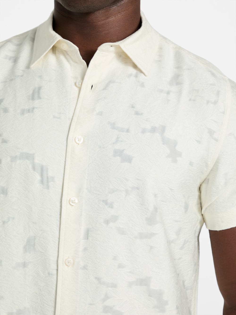 Alden Clip Jacquard Shirt - Guess