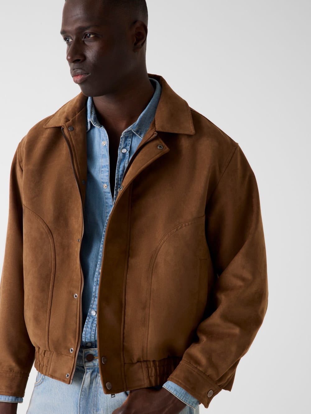 Faux-suede jacket - Guess