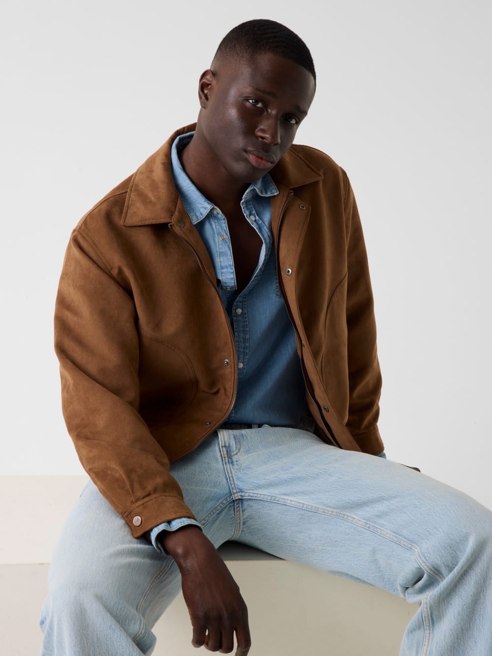 Faux-suede jacket - Guess