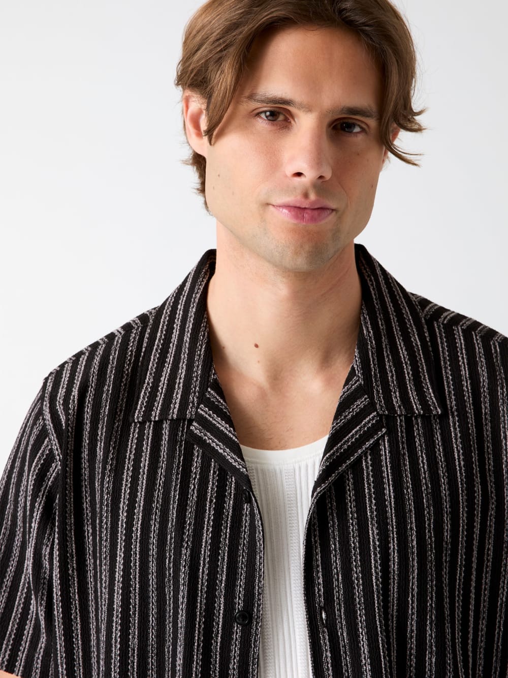 Striped Knit Shirt - Guess