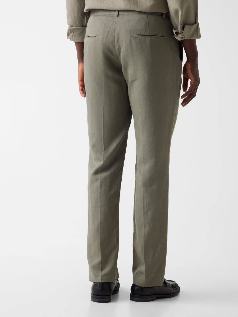 Linen-blend slim pants - Guess