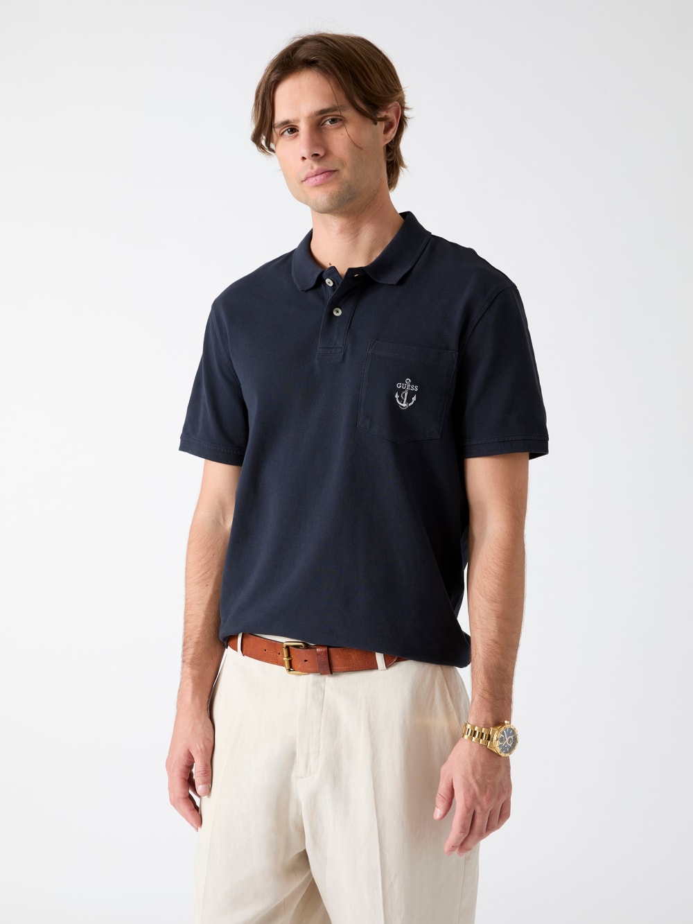 Embroidered polo - Guess