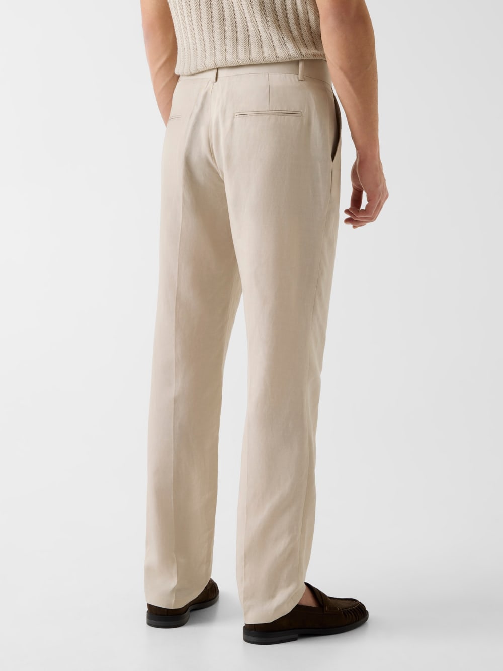 Linen-blend slim pants - Guess