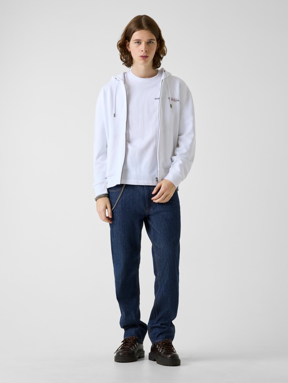 American Tradition Logo Zip Hoodie - Guess