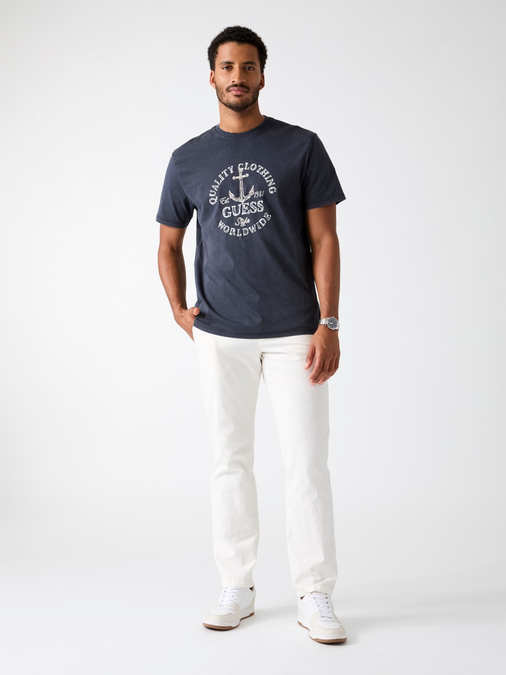Marine Graphic T-shirt - Guess