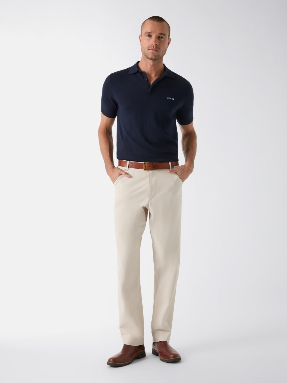 Silk-blend polo - Guess