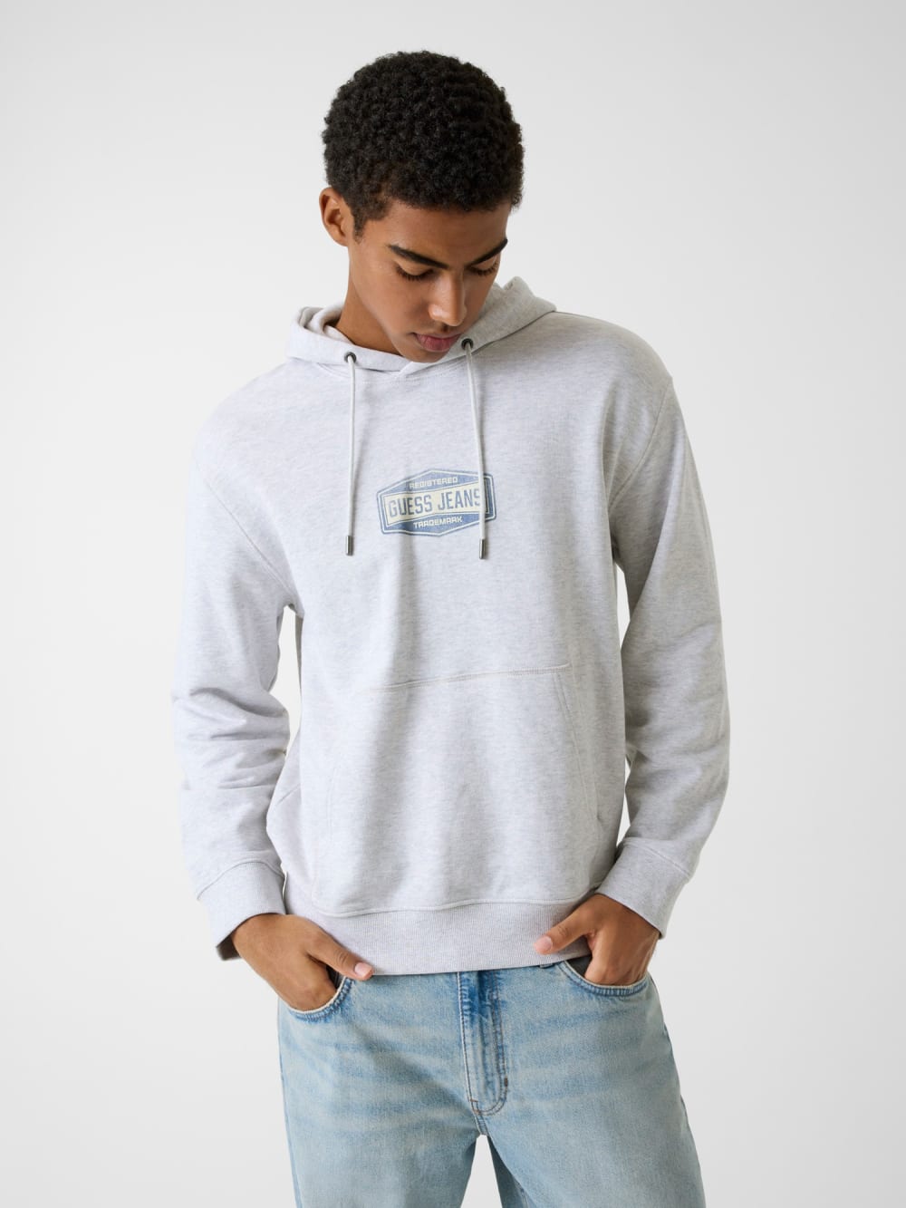 Printed logo hoodie - Guess