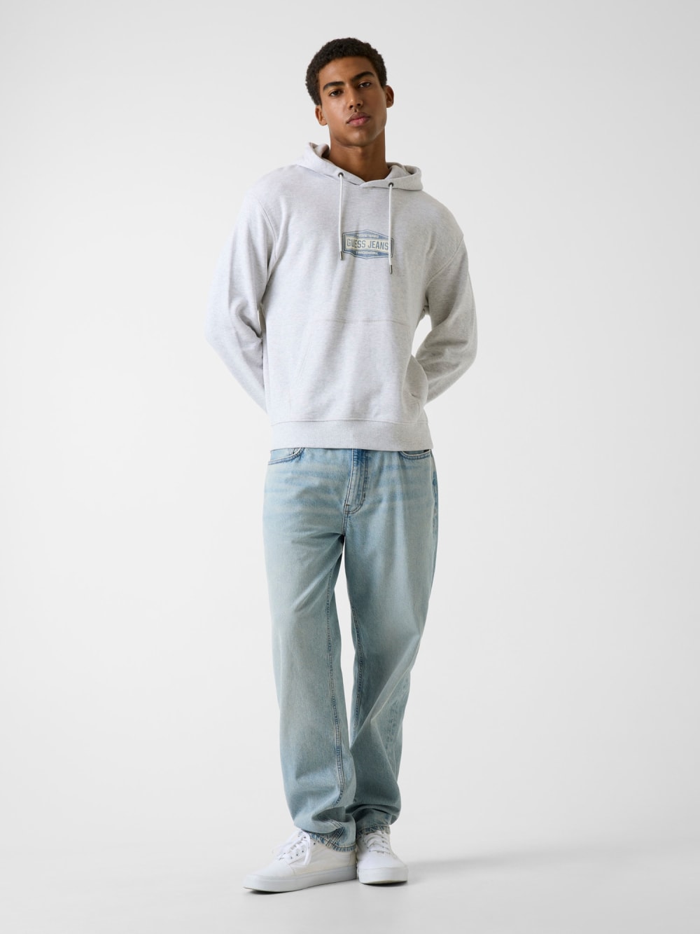 Printed logo hoodie - Guess