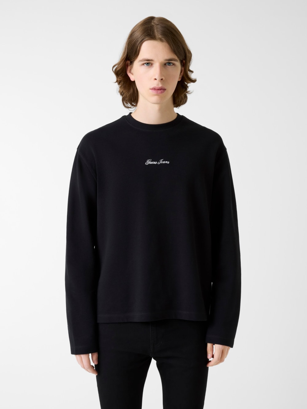 Boxy fit knit t-shirt - Guess