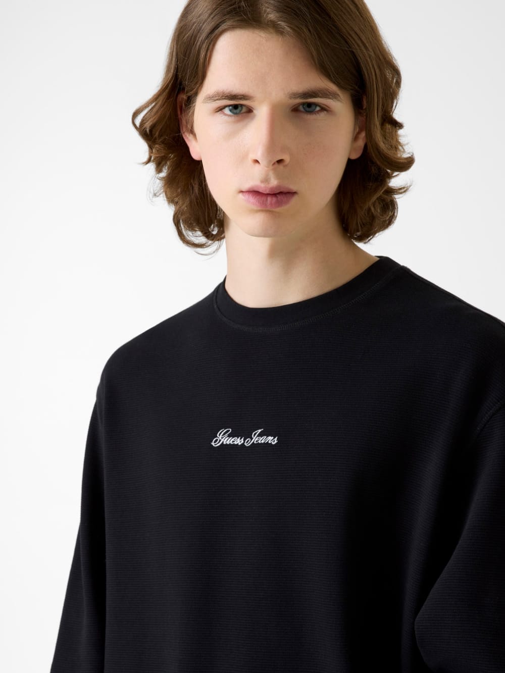 Boxy fit knit t-shirt - Guess