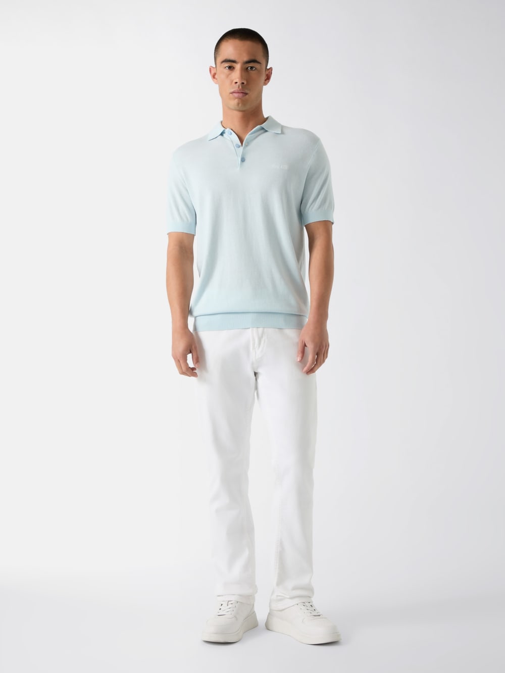 Silk-blend polo - Guess