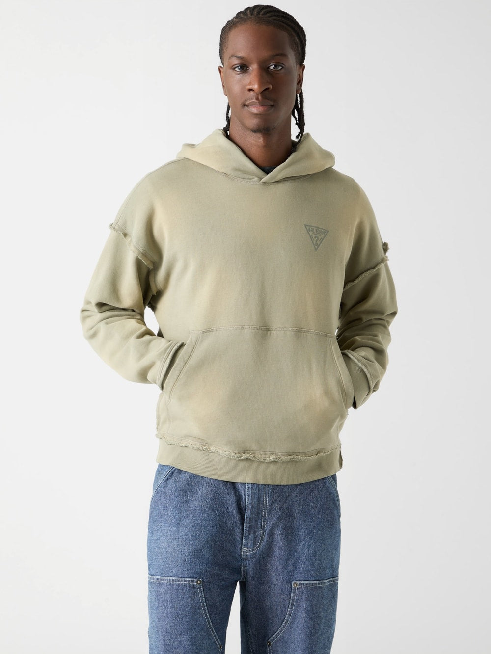 GUESS Originals Eco Triangle Logo Hoodie - Guess