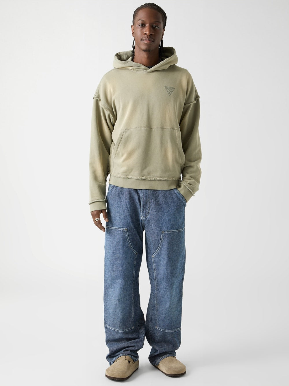GUESS Originals Eco Triangle Logo Hoodie - Guess
