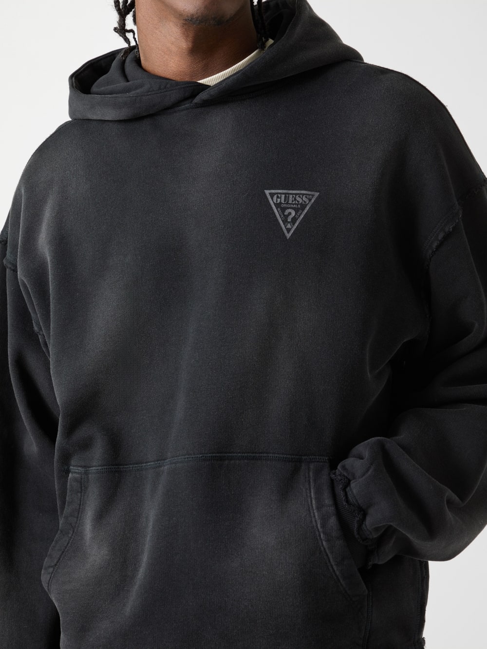 GUESS Originals Eco Triangle Logo Hoodie - Guess