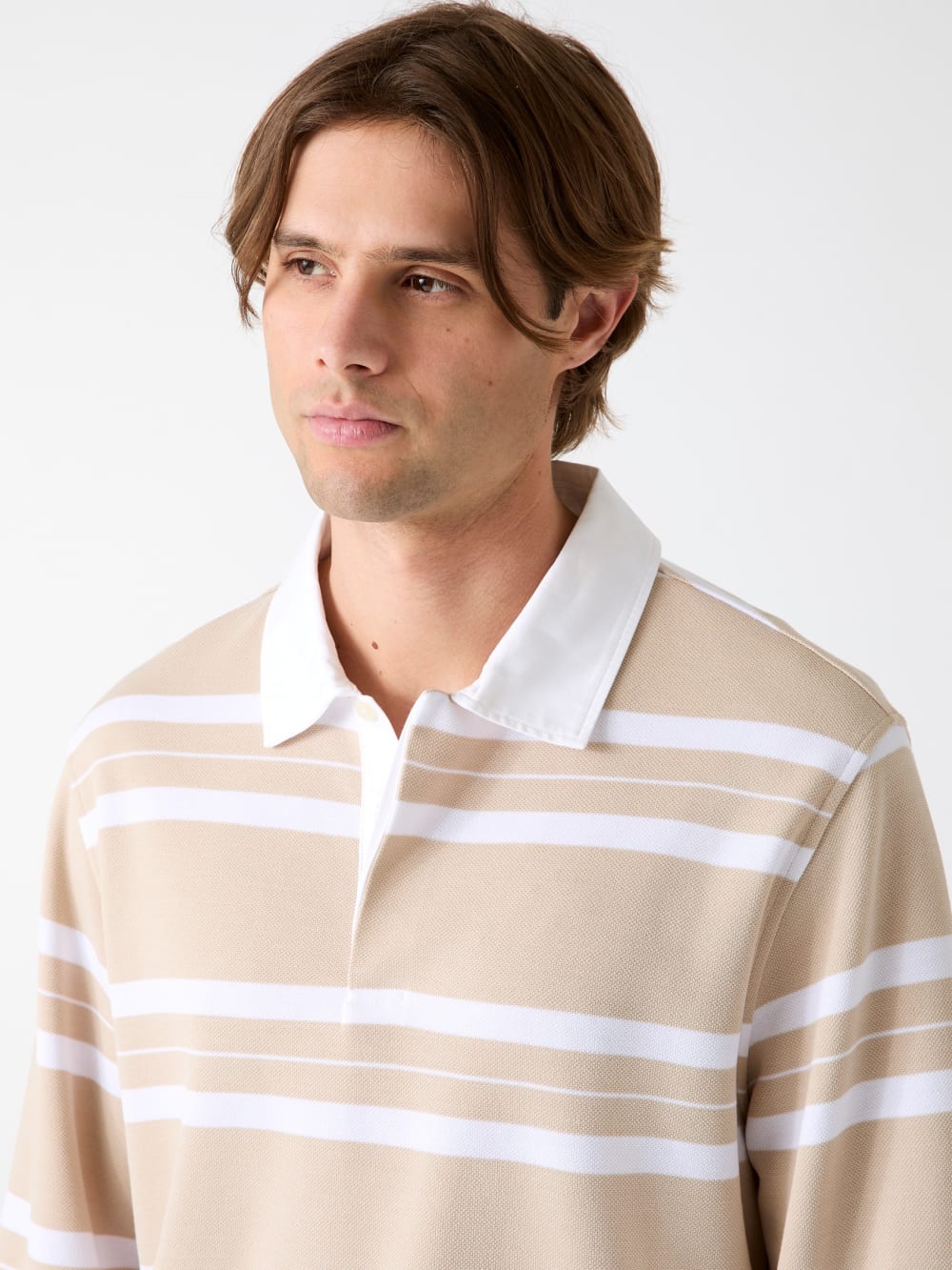 Striped polo sweater - Guess