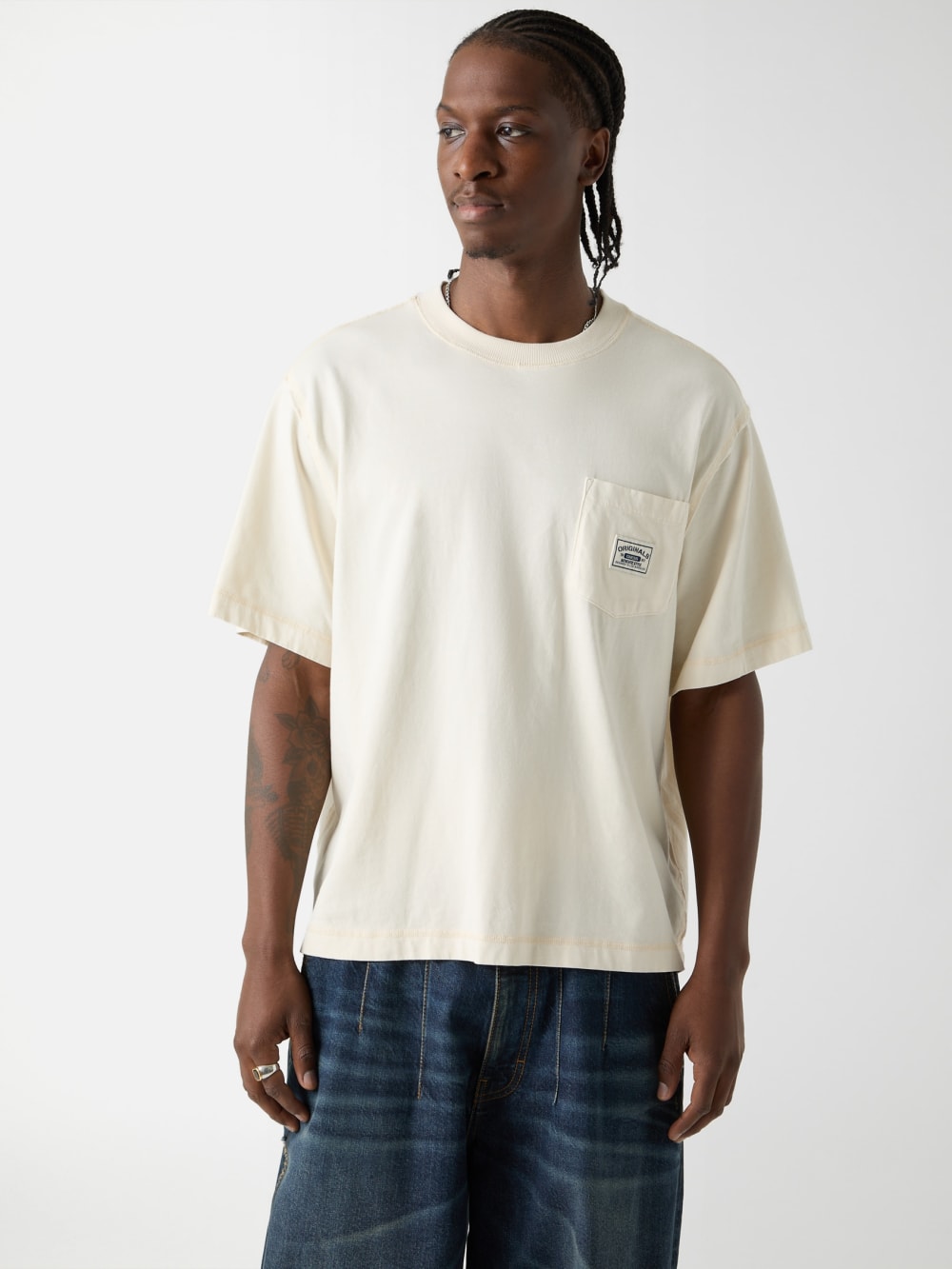 GUESS Originals Eco Boxy Pocket Tee - Guess