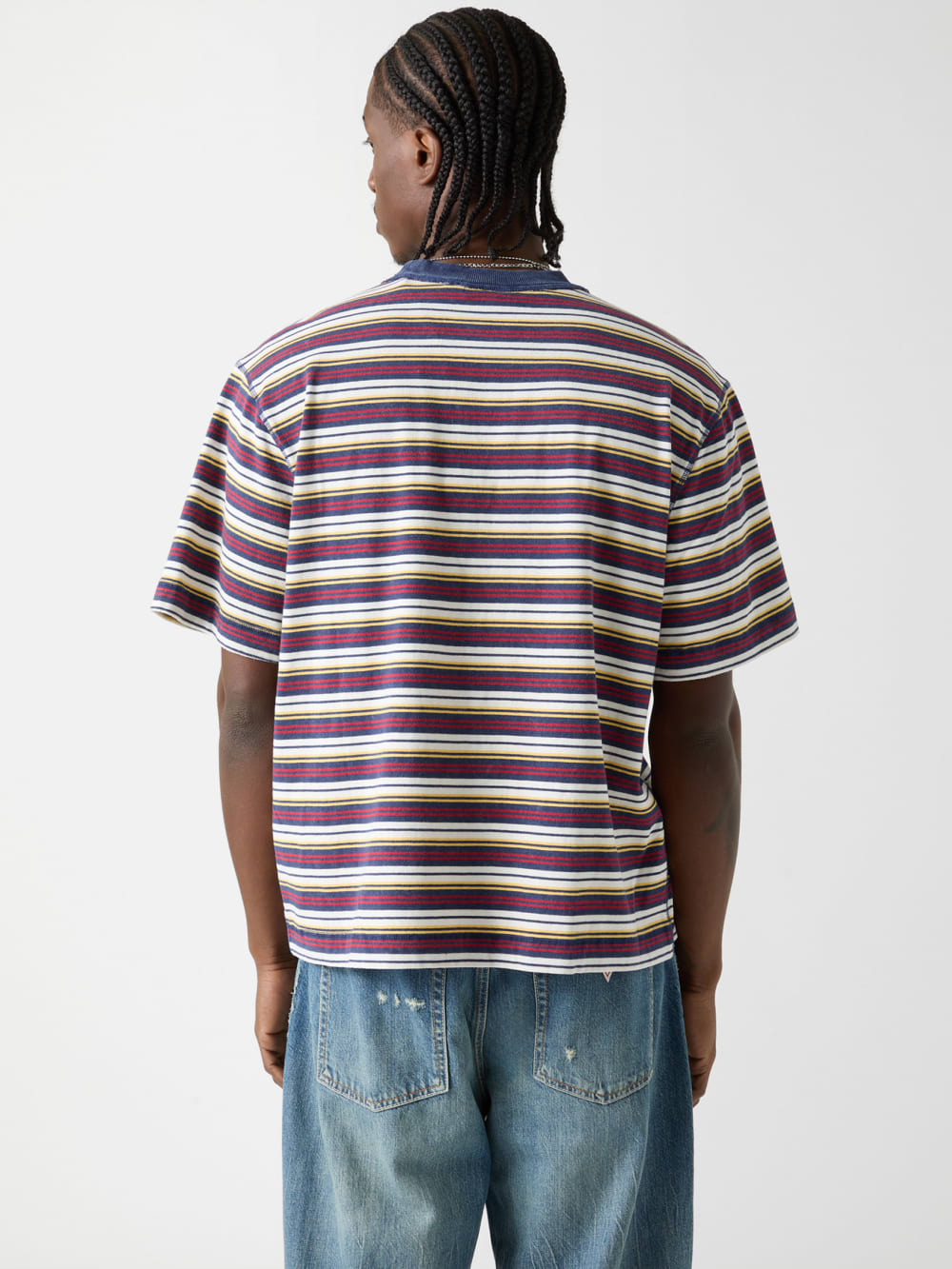 GUESS Originals Eco Striped Boxy Pocket Tee - Guess