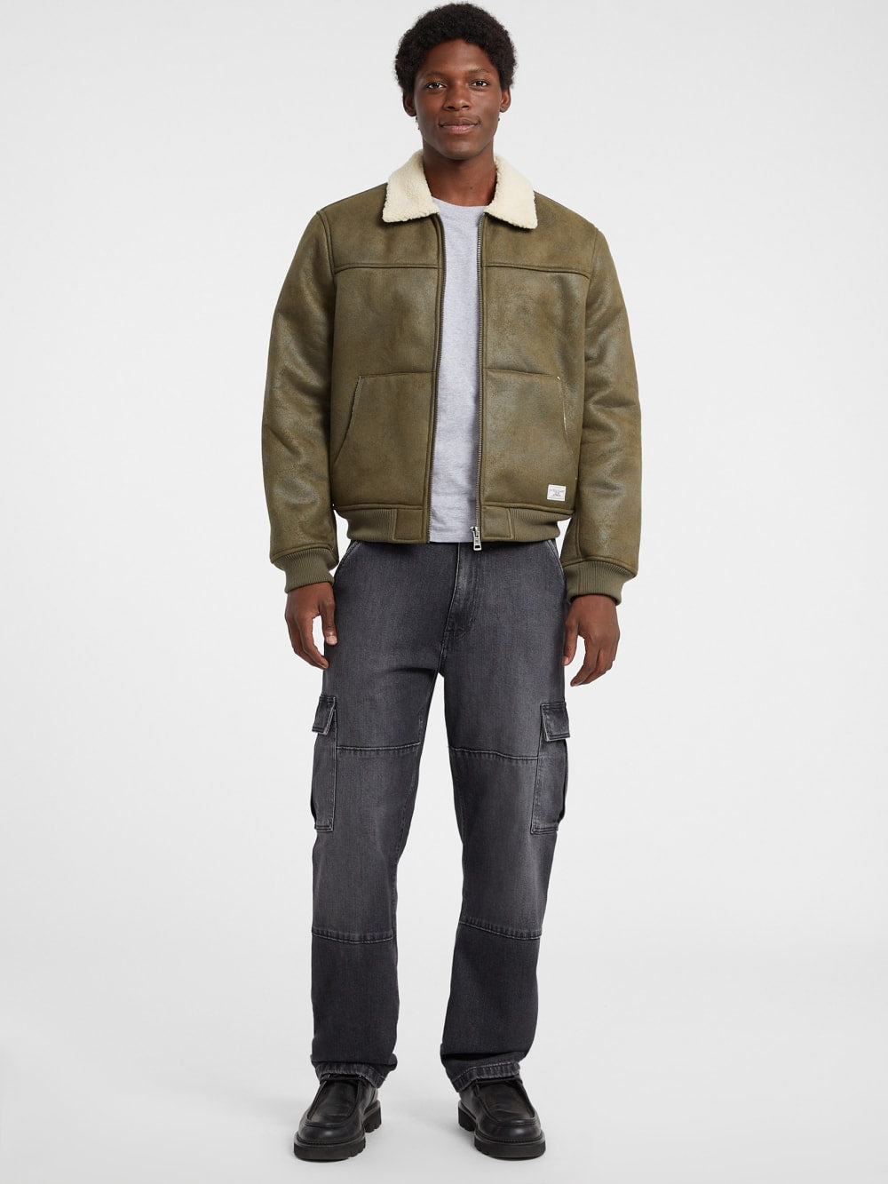 Flight Faux-Shearling Jacket - Guess