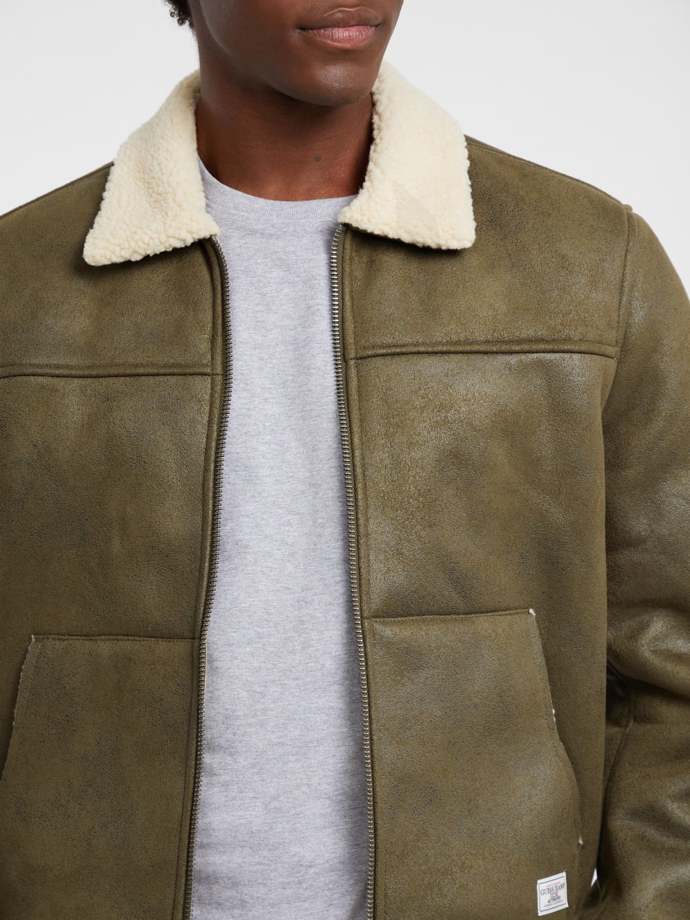 Flight Faux-Shearling Jacket - Guess