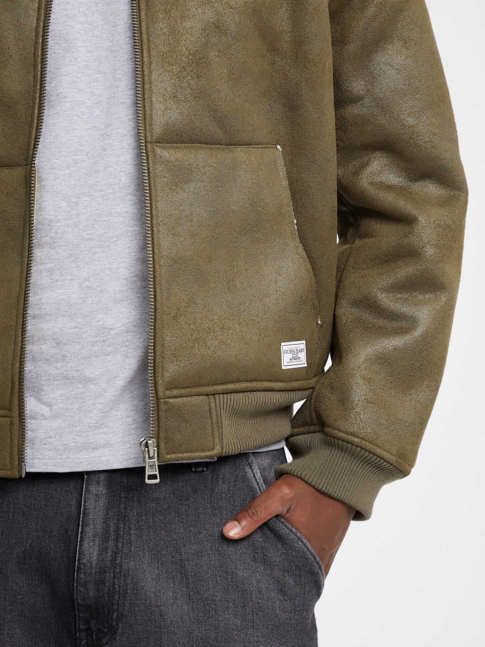 Flight Faux-Shearling Jacket - Guess
