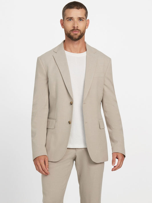 Utility Wool-Blend Blazer - Guess