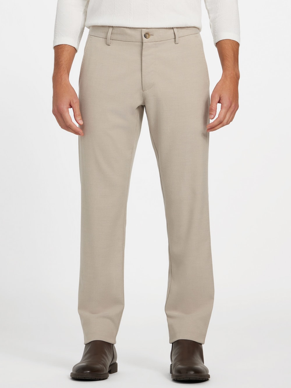Myron Wool-Blend Dressy Pants - Guess
